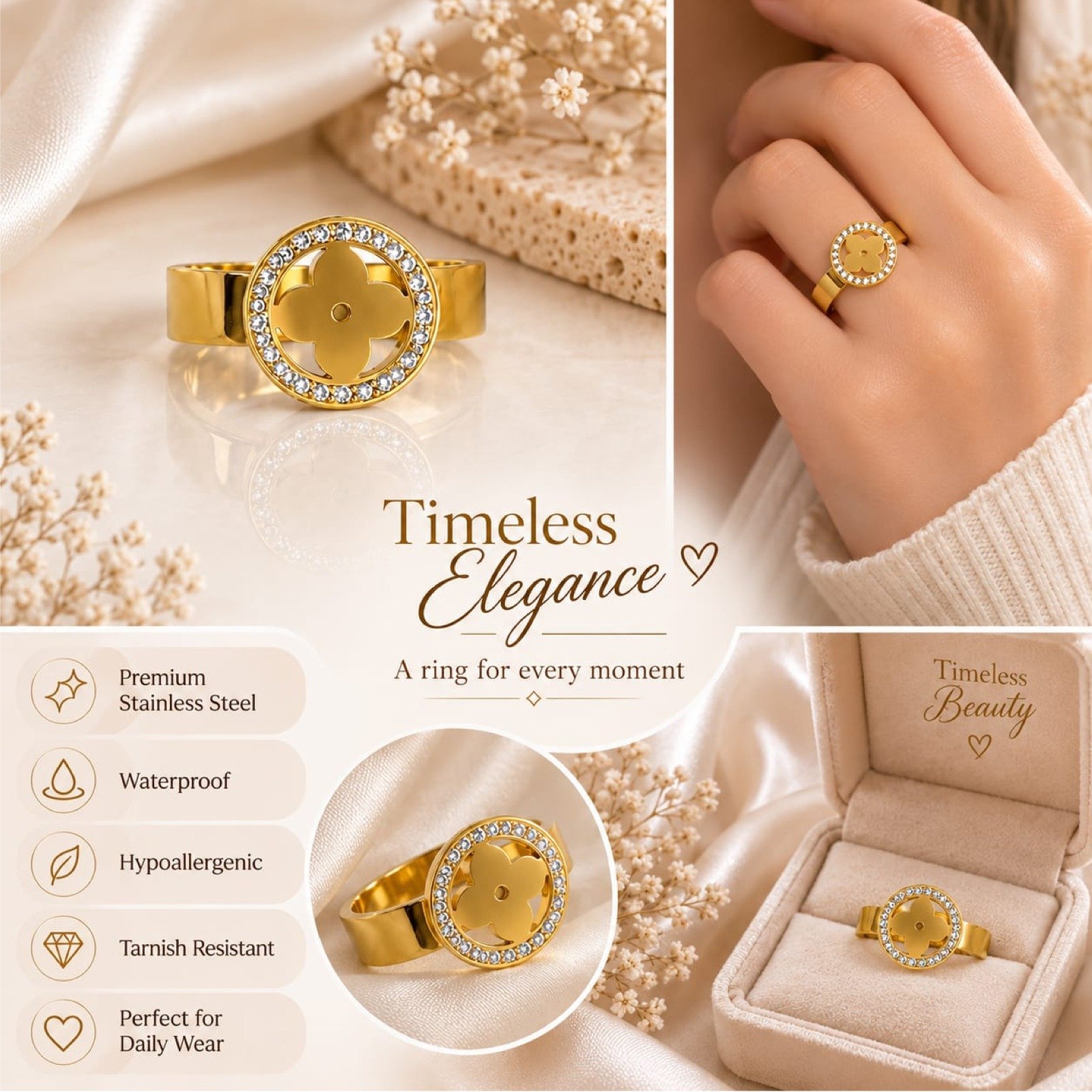 Leaf clover ring - Image 2