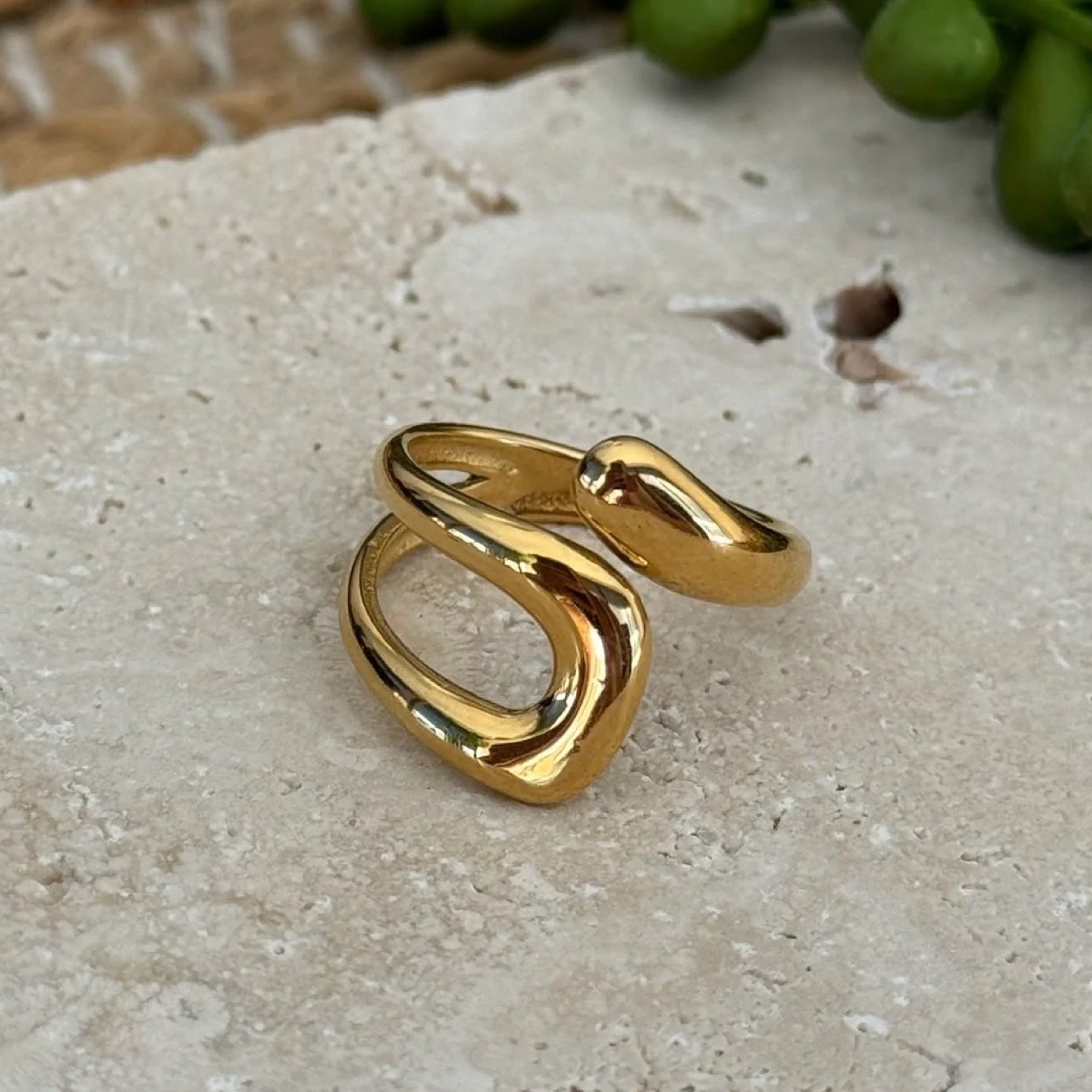 Lyra Adjustable Open Ring - Image 2
