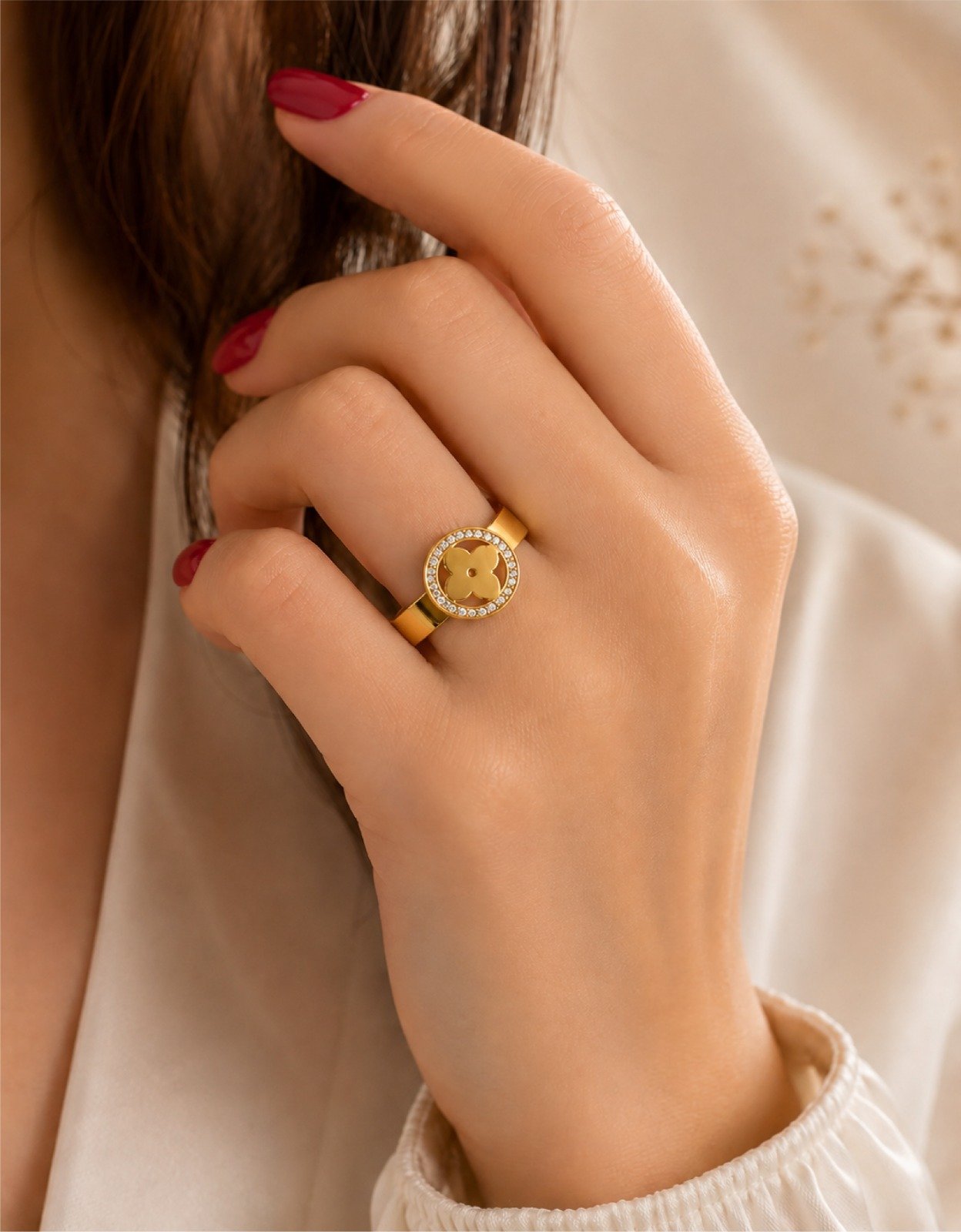 Leaf clover ring - Image 3