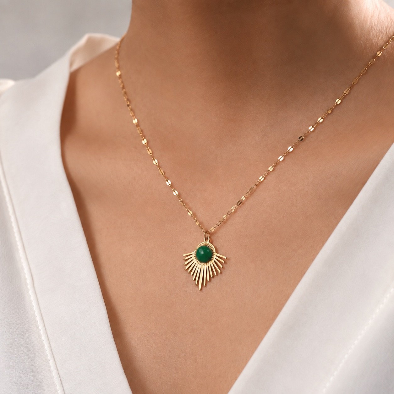 Sunshine Turquoise stone neckless - Image 3
